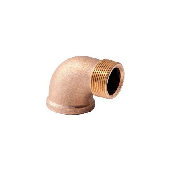 1-1/2 In. Lead Free Brass 90 Degree Street Elbow - MNPT X FNPT - 125 PSI - Import